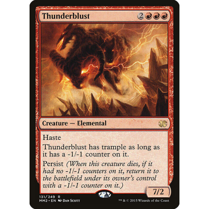 Magic: The Gathering Thunderblust (131) Moderately Played