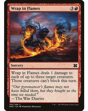 Magic: The Gathering Wrap in Flames (136) Near Mint