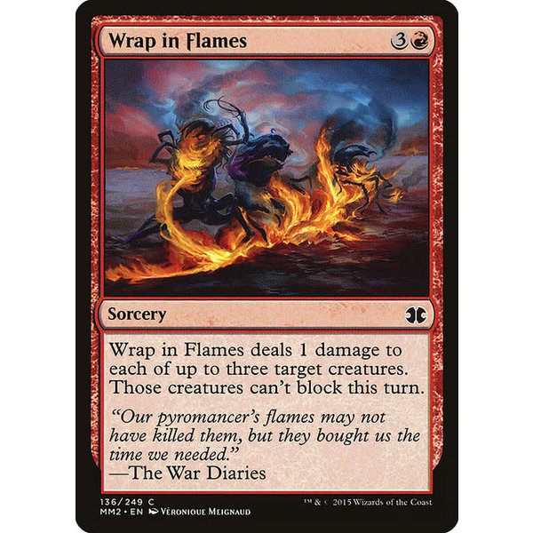 Magic: The Gathering Wrap in Flames (136) Near Mint