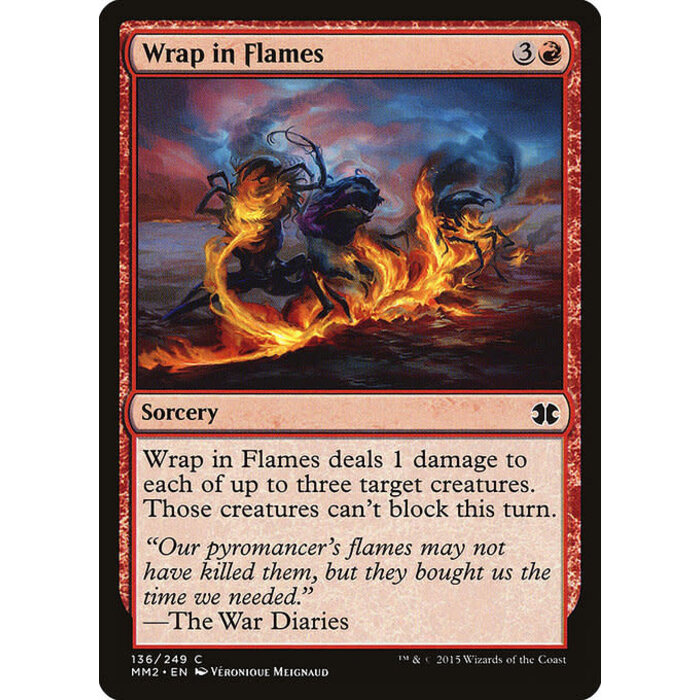 Magic: The Gathering Wrap in Flames (136) Near Mint