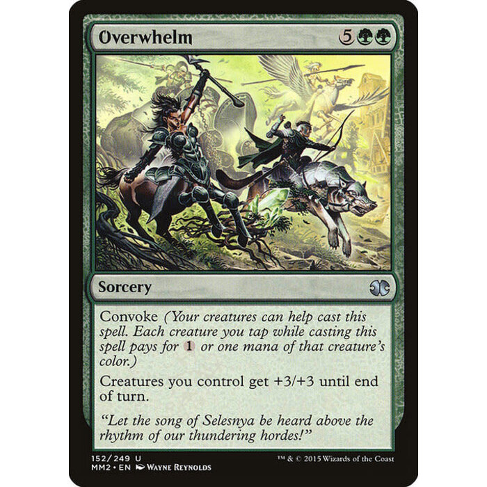 Magic: The Gathering Overwhelm (152) Lightly Played