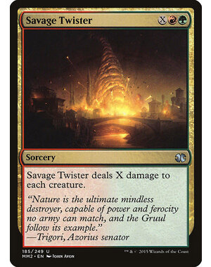 Magic: The Gathering Savage Twister (185) Lightly Played