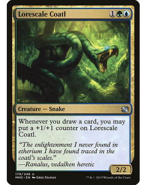 Magic: The Gathering Lorescale Coatl (179) Lightly Played Foil