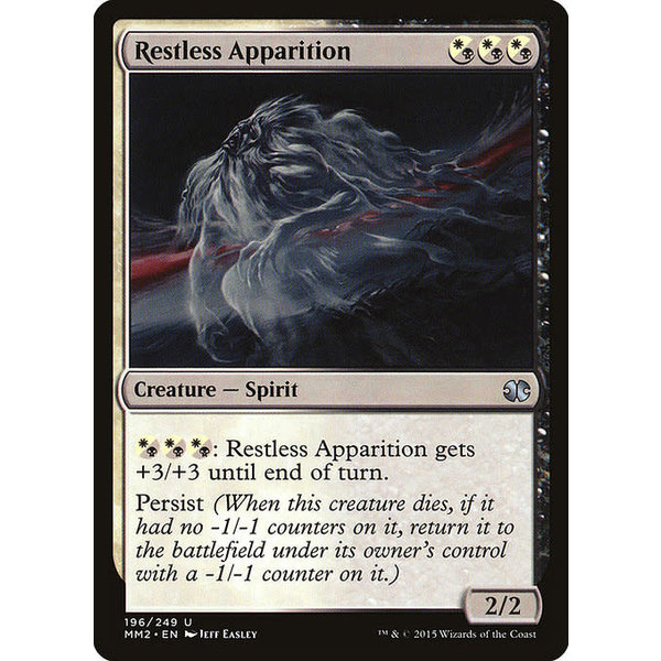 Magic: The Gathering Restless Apparition (196) Lightly Played Foil