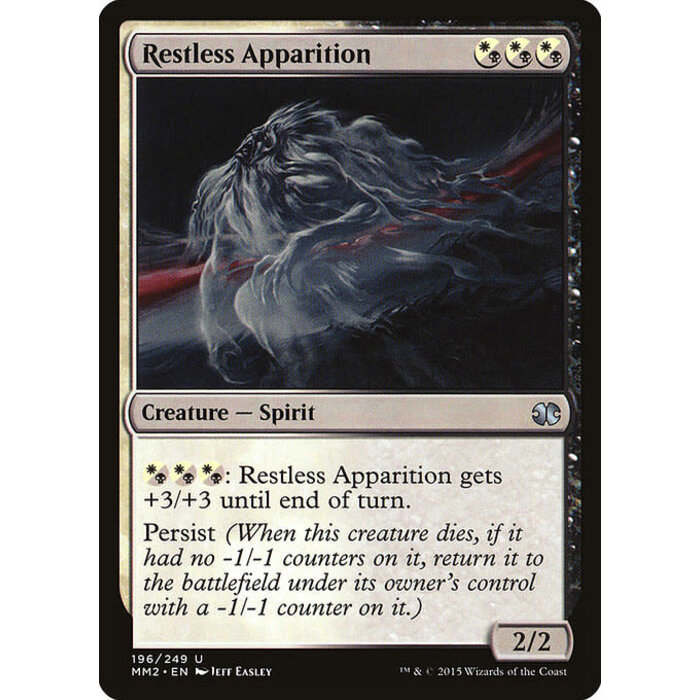 Magic: The Gathering Restless Apparition (196) Lightly Played Foil