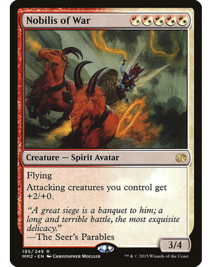 Magic: The Gathering Nobilis of War (195) Lightly Played Foil