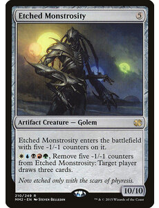 Magic: The Gathering Etched Monstrosity (210) Lightly Played