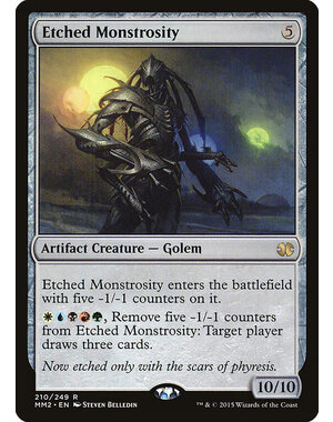Magic: The Gathering Etched Monstrosity (210) Near Mint