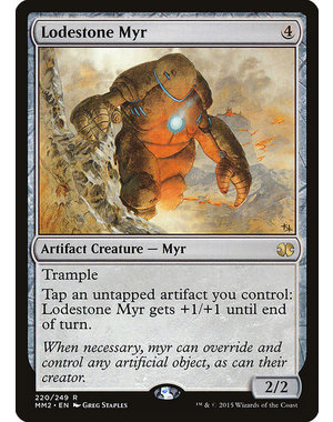 Magic: The Gathering Lodestone Myr (220) Lightly Played