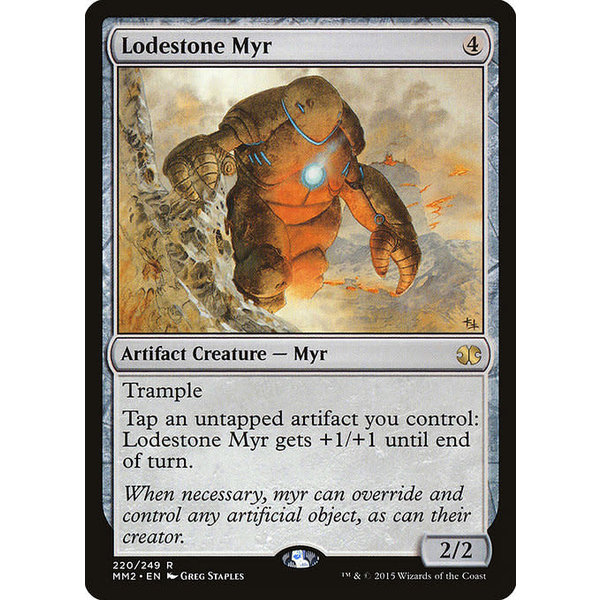 Magic: The Gathering Lodestone Myr (220) Lightly Played