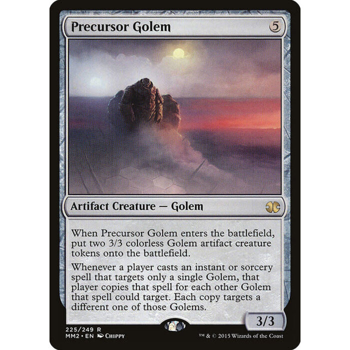 Magic: The Gathering Precursor Golem (225) Moderately Played