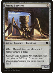 Magic: The Gathering Runed Servitor (226) Near Mint
