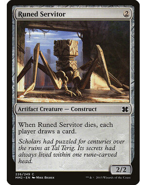 Magic: The Gathering Runed Servitor (226) Near Mint
