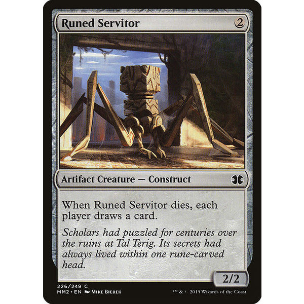 Magic: The Gathering Runed Servitor (226) Near Mint