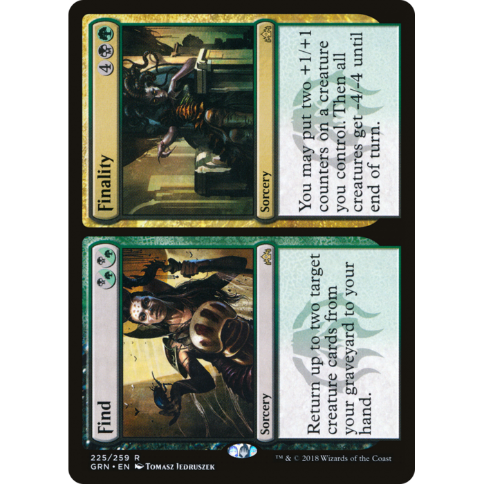 Magic: The Gathering Find // Finality (225) Lightly Played