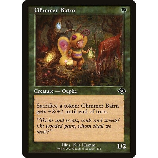 Magic: The Gathering Glimmer Bairn (Retro Frame) (413) Near Mint Foil