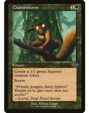 Magic: The Gathering Chatterstorm (Retro Frame) (411) Near Mint