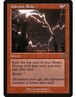 Magic: The Gathering Galvanic Relay (Retro Frame) (406) Lightly Played Foil