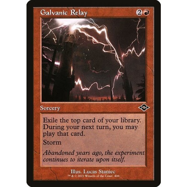 Magic: The Gathering Galvanic Relay (Retro Frame) (406) Lightly Played Foil