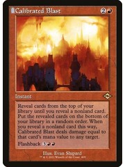Magic: The Gathering Calibrated Blast (Retro Frame) (Foil Etched) (405) Near Mint Foil