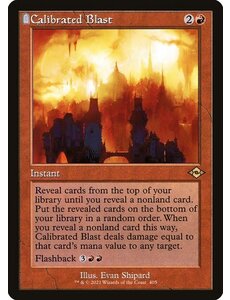 Magic: The Gathering Calibrated Blast (Retro Frame) (Foil Etched) (405) Near Mint Foil