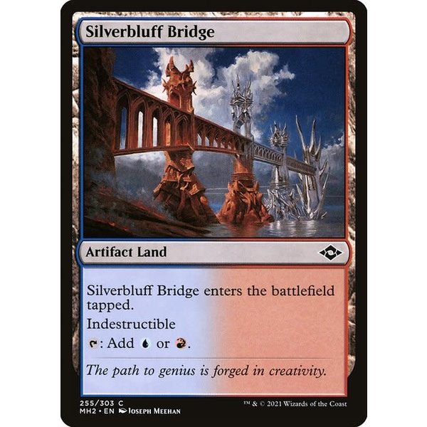 Magic: The Gathering Silverbluff Bridge (255) Near Mint