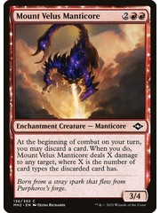 Magic: The Gathering Mount Velus Manticore (136) Near Mint Foil