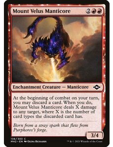 Magic: The Gathering Mount Velus Manticore (136) Near Mint
