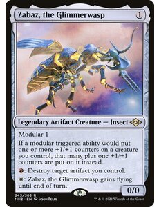 Magic: The Gathering Zabaz, the Glimmerwasp (243) Near Mint