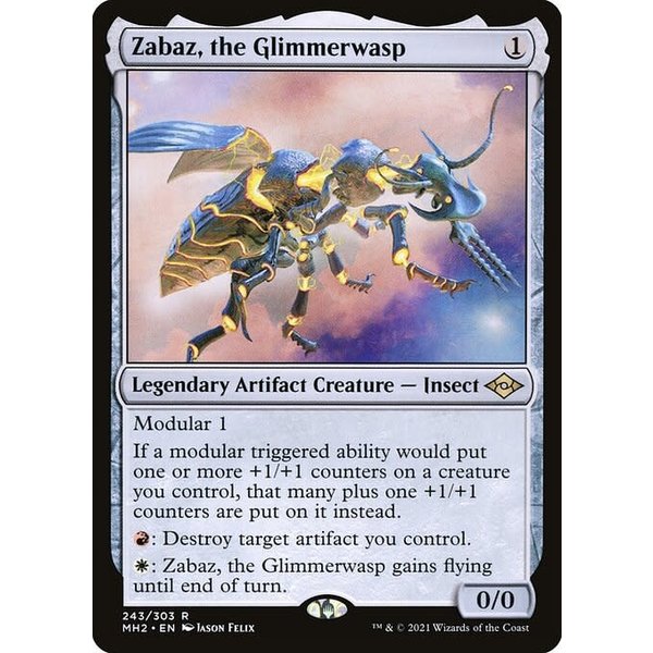 Magic: The Gathering Zabaz, the Glimmerwasp (243) Near Mint