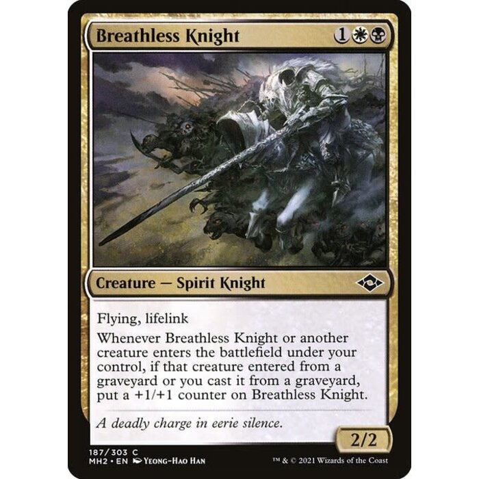 Magic: The Gathering Breathless Knight (187) Near Mint