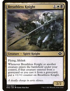 Magic: The Gathering Breathless Knight (187) Near Mint Foil