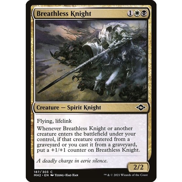Magic: The Gathering Breathless Knight (187) Near Mint Foil