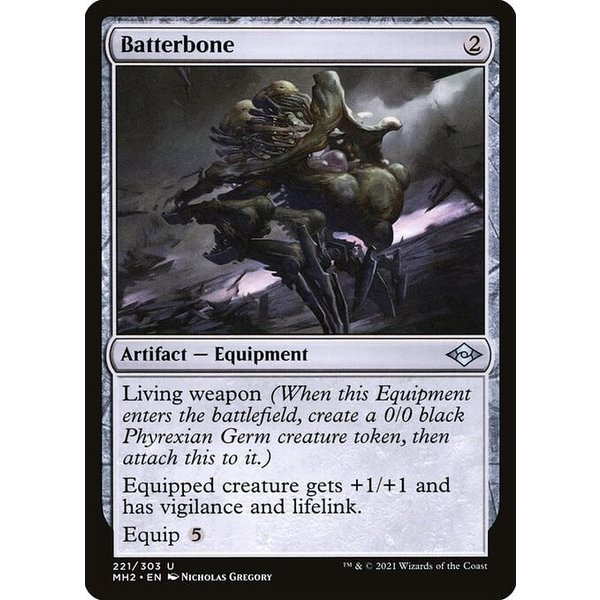 Magic: The Gathering Batterbone (221) Lightly Played Foil