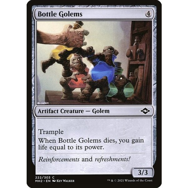 Magic: The Gathering Bottle Golems (222) Near Mint Foil