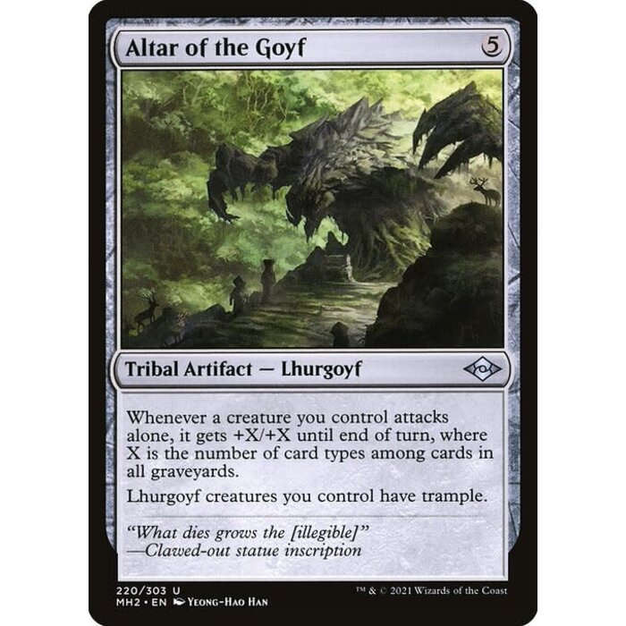 Magic: The Gathering Altar of the Goyf (220) Near Mint