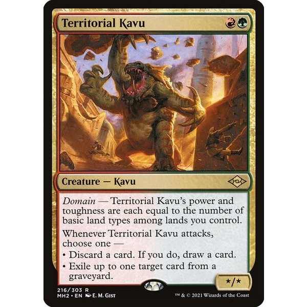 Magic: The Gathering Territorial Kavu (216) Near Mint
