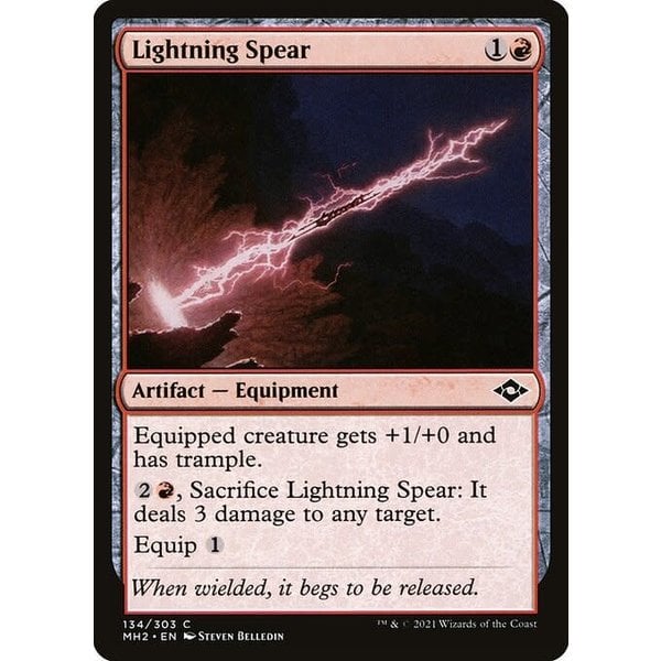 Magic: The Gathering Lightning Spear (134) Near Mint