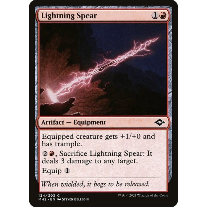 Magic: The Gathering Lightning Spear (134) Near Mint