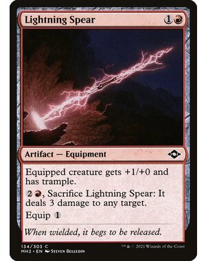 Magic: The Gathering Lightning Spear (134) Near Mint Foil