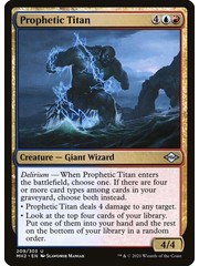 Magic: The Gathering Prophetic Titan (209) Near Mint