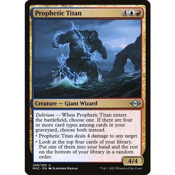 Magic: The Gathering Prophetic Titan (209) Near Mint