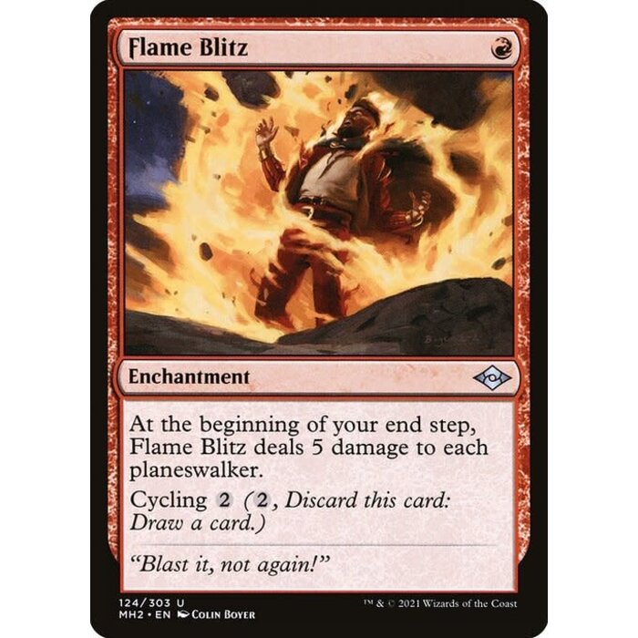 Magic: The Gathering Flame Blitz (124) Near Mint