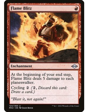 Magic: The Gathering Flame Blitz (124) Near Mint Foil