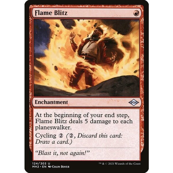 Magic: The Gathering Flame Blitz (124) Near Mint Foil