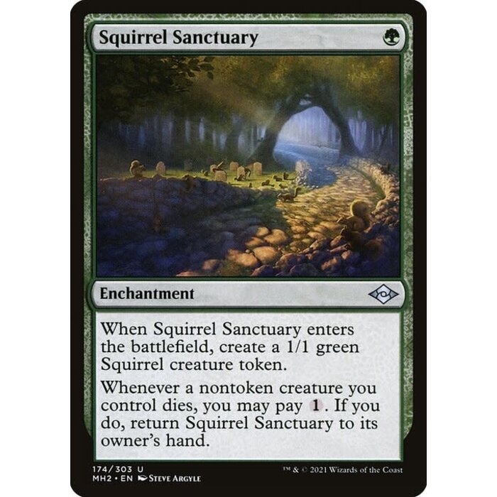 Magic: The Gathering Squirrel Sanctuary (174) Near Mint