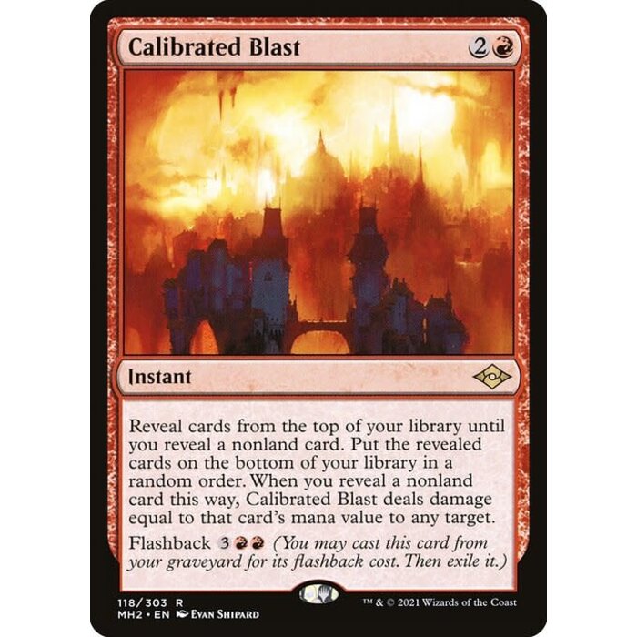 Magic: The Gathering Calibrated Blast (118) Near Mint