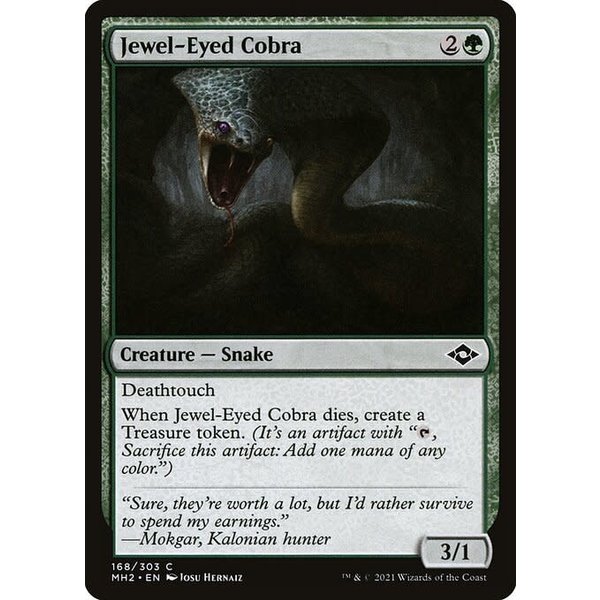 Magic: The Gathering Jewel-Eyed Cobra (168) Near Mint