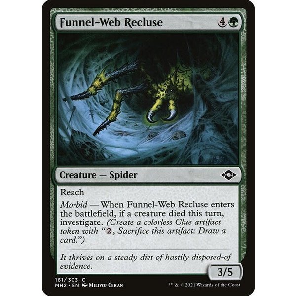 Magic: The Gathering Funnel-Web Recluse (161) Near Mint