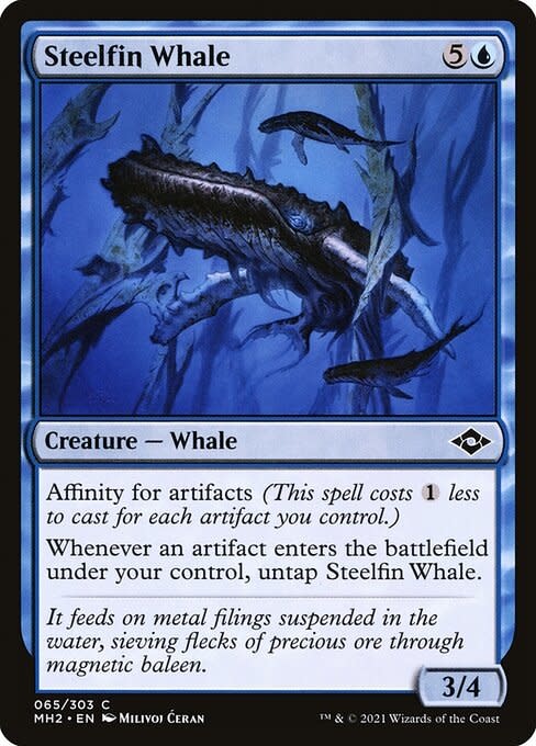 mtg whale cards Magic The Gathering - Core Set 2021 - Pursued Casting Cost Card Type Magic: The Gathering Steelfin Whale